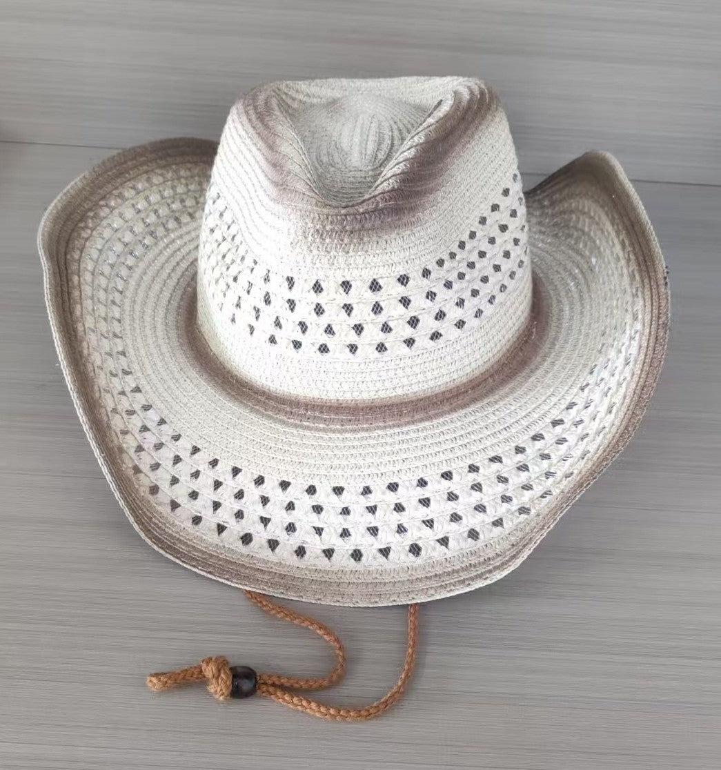 Men's Curved Edge Western Cowboy Hat