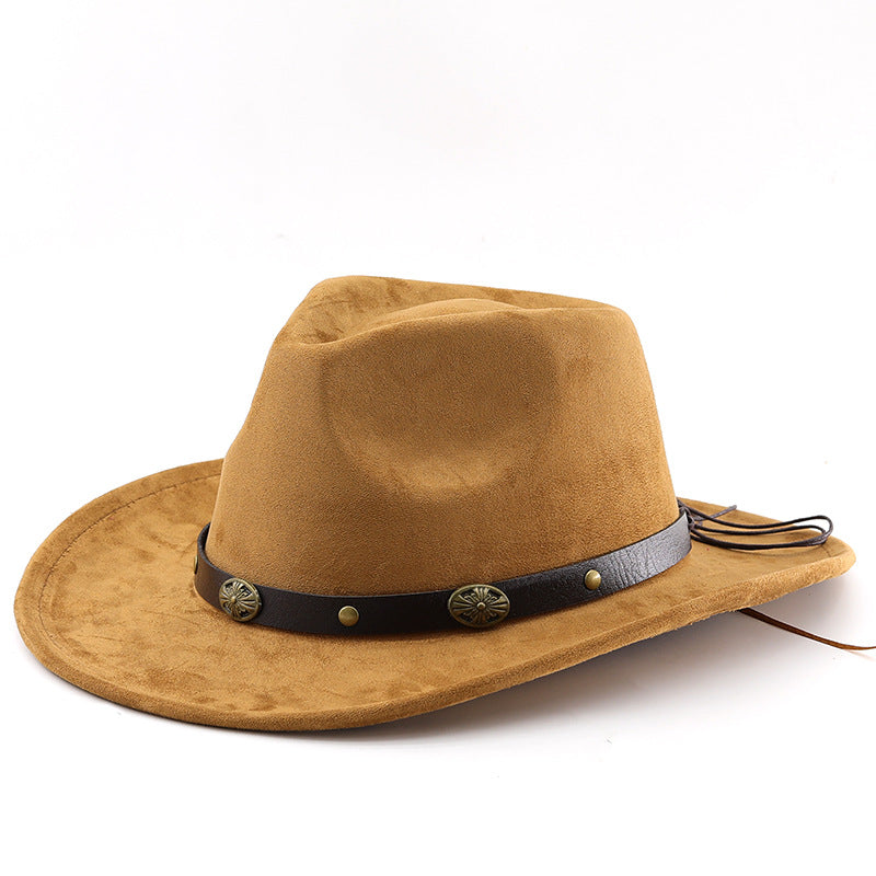 Men's Curved Edge Western Cowboy Hat