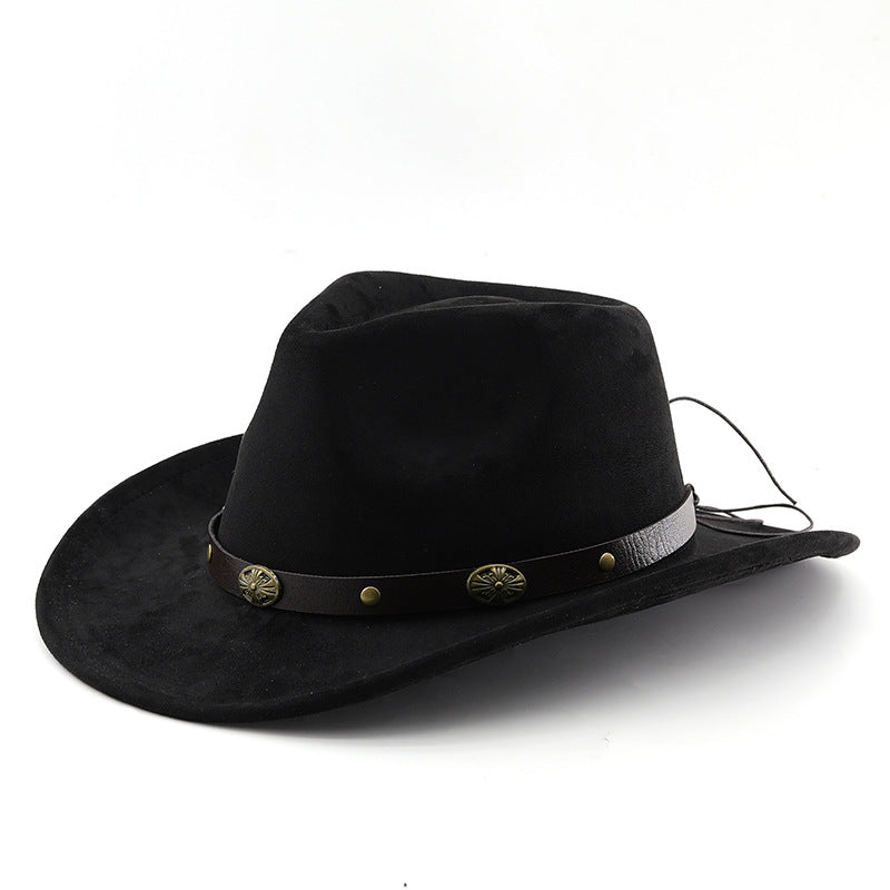 Men's Curved Edge Western Cowboy Hat