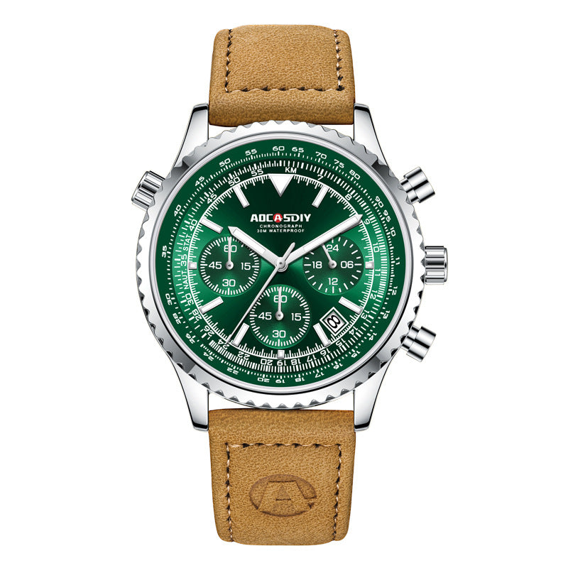 Men's Multi-functional Waterproof Luminous Watch