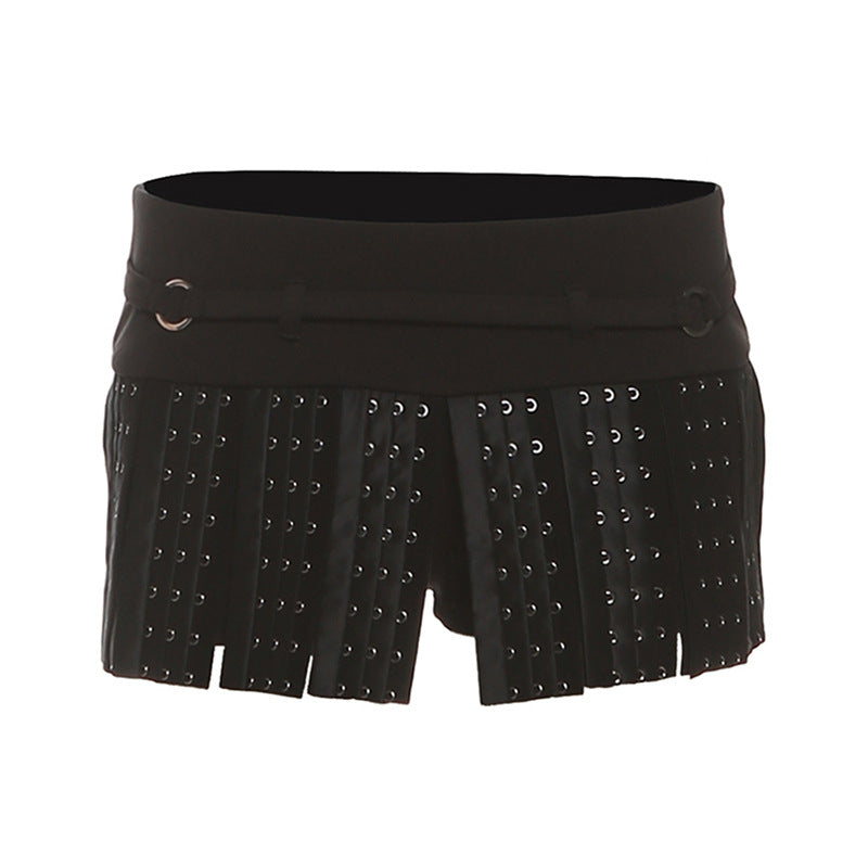 Hot Girl Street Breasted Design All-match Ballet Short Skirt