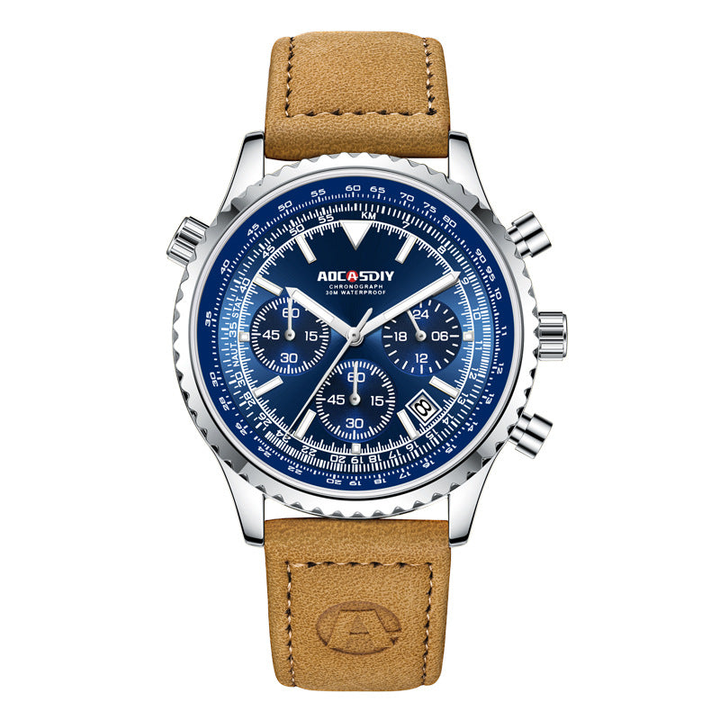 Men's Multi-functional Waterproof Luminous Watch