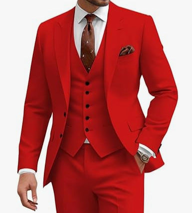 Men's Casual Business/Wedding Three-piece Suit
