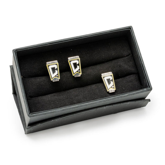 MLS Columbus Crew Cufflinks and Lapel Pin Gift Set