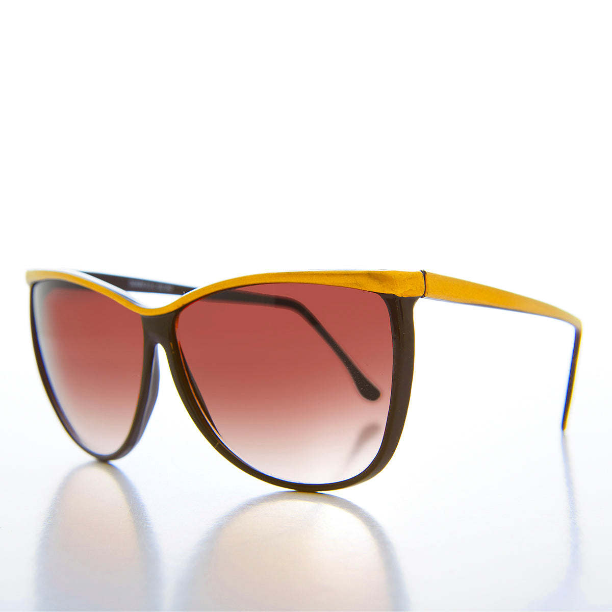 80s Women's Gradient Lens Vintage Sunglasses - Prissy