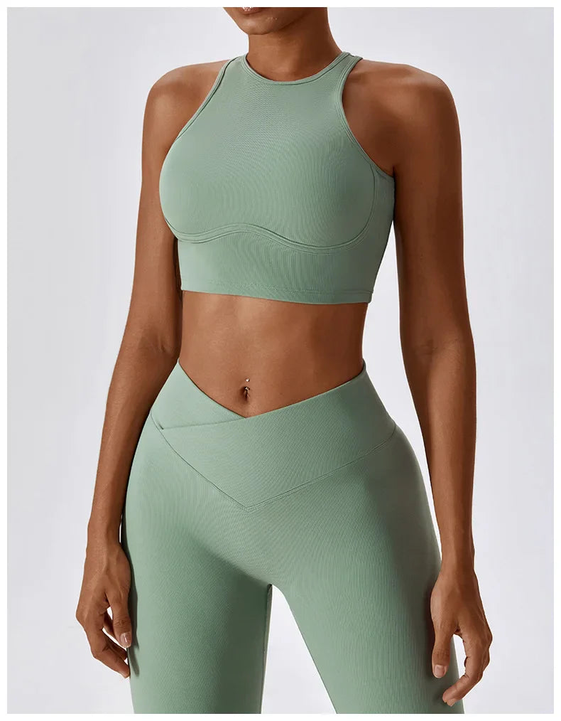 Women's 2Pcs Sports Workout Suit