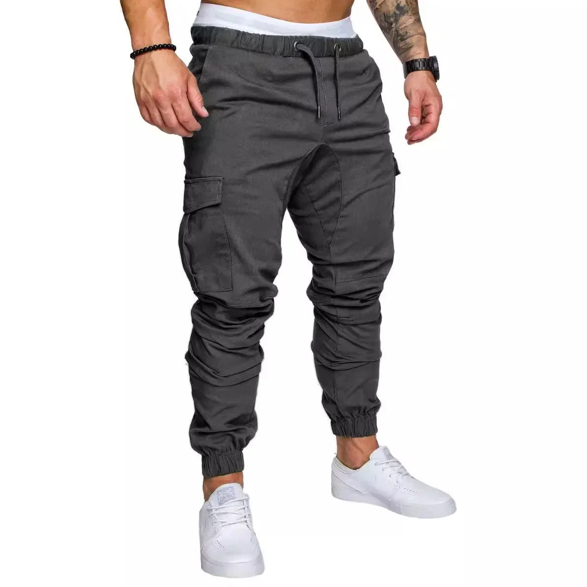 Mens Multi-pocket Cargo Pants Joggers