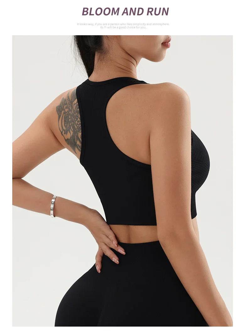 Quick-Dry Yoga Bra & Tights Set