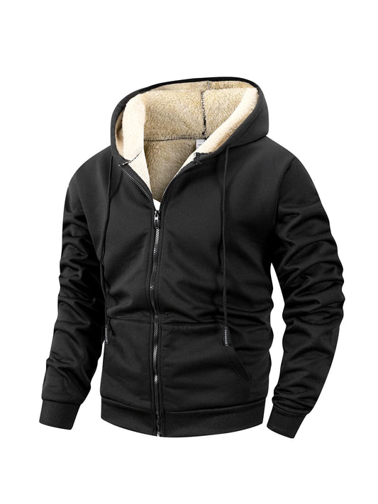 FrostGuard Men's Heavyweight Fleece Zipper Hoodie