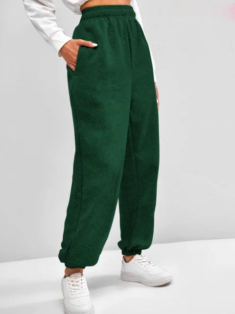 Cozy Chic High-Waisted Stretch Sweatpants