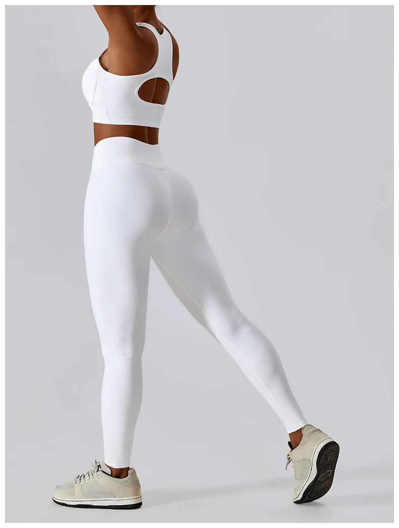 Women's 2Pcs Sports Workout Suit