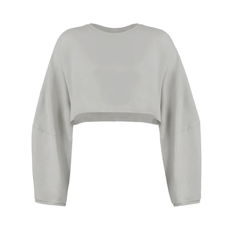 FlexiFit Women's Long Sleeve Sports Crop Top