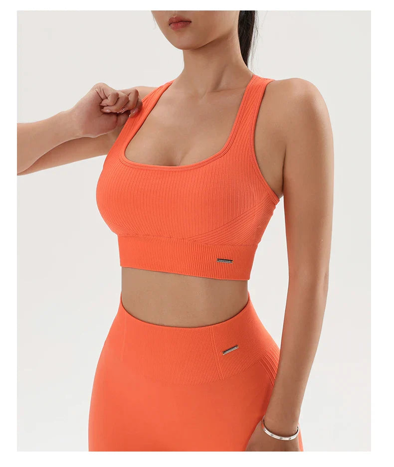 Quick-Dry Yoga Bra & Tights Set