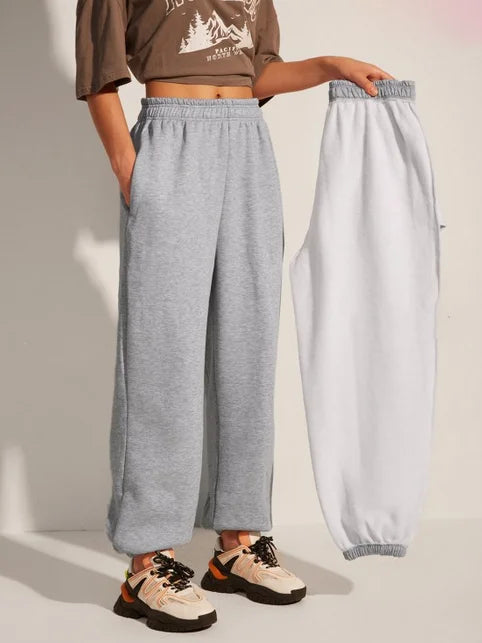 Cozy Chic High-Waisted Stretch Sweatpants