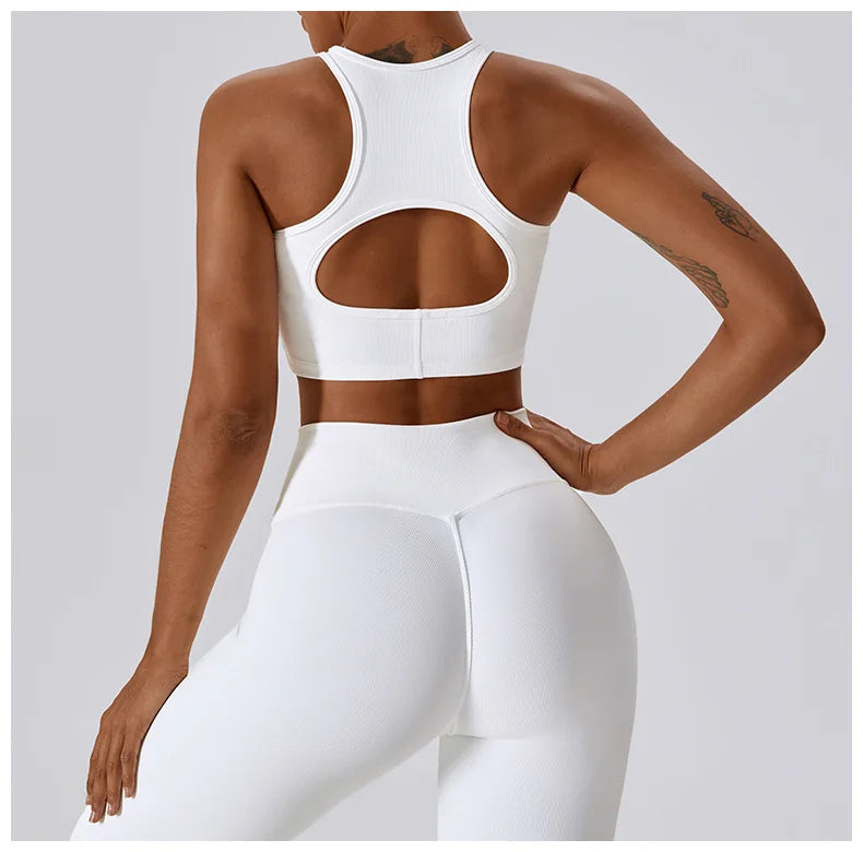 Women's 2Pcs Sports Workout Suit