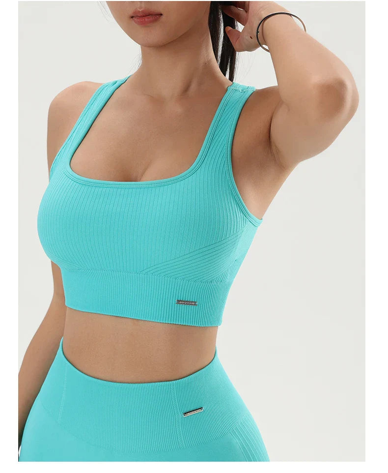 Quick-Dry Yoga Bra & Tights Set