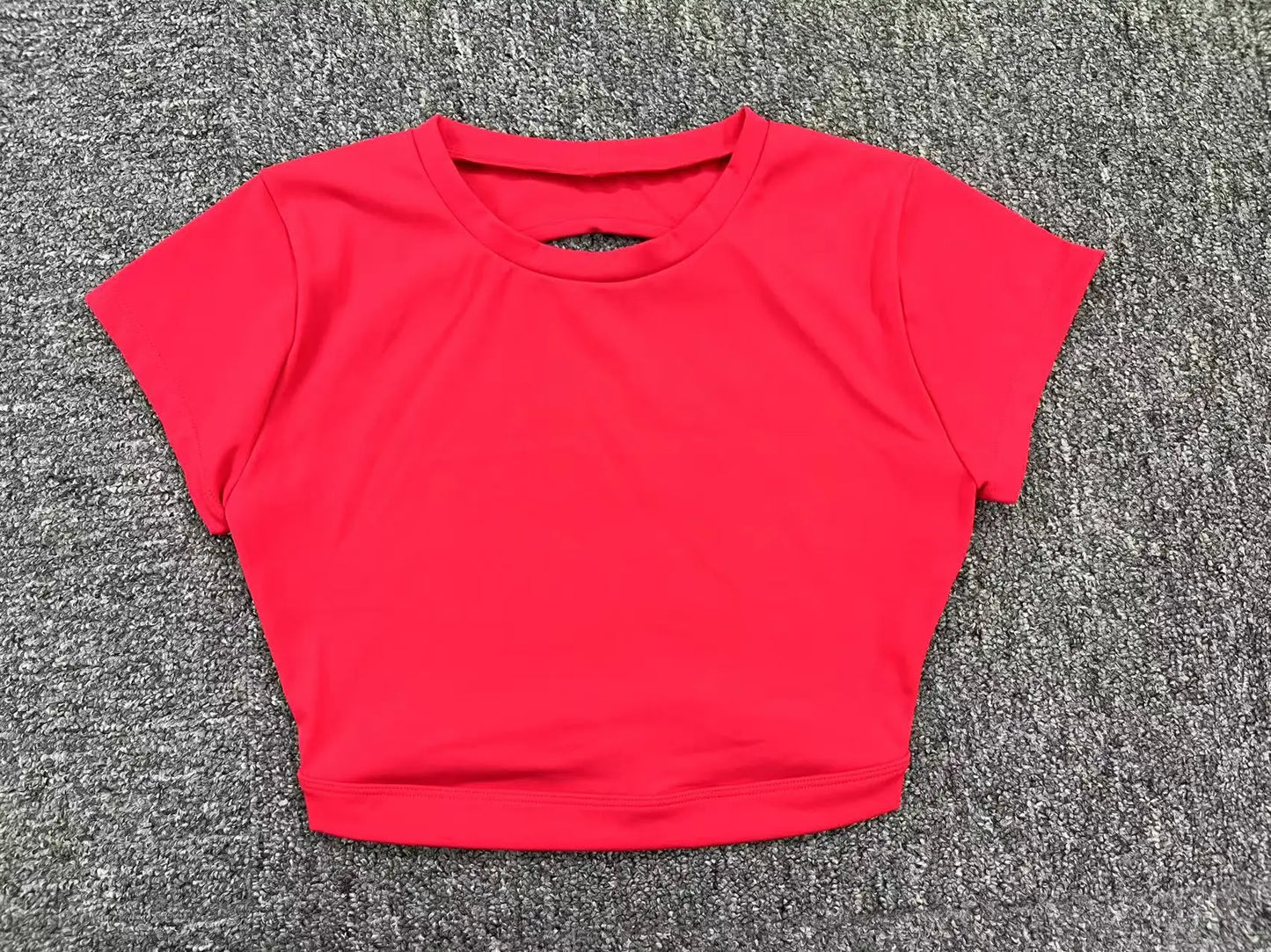 FlexiFit Women's Backless Crop Gym Top