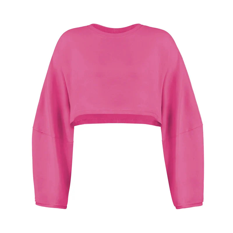 FlexiFit Women's Long Sleeve Sports Crop Top