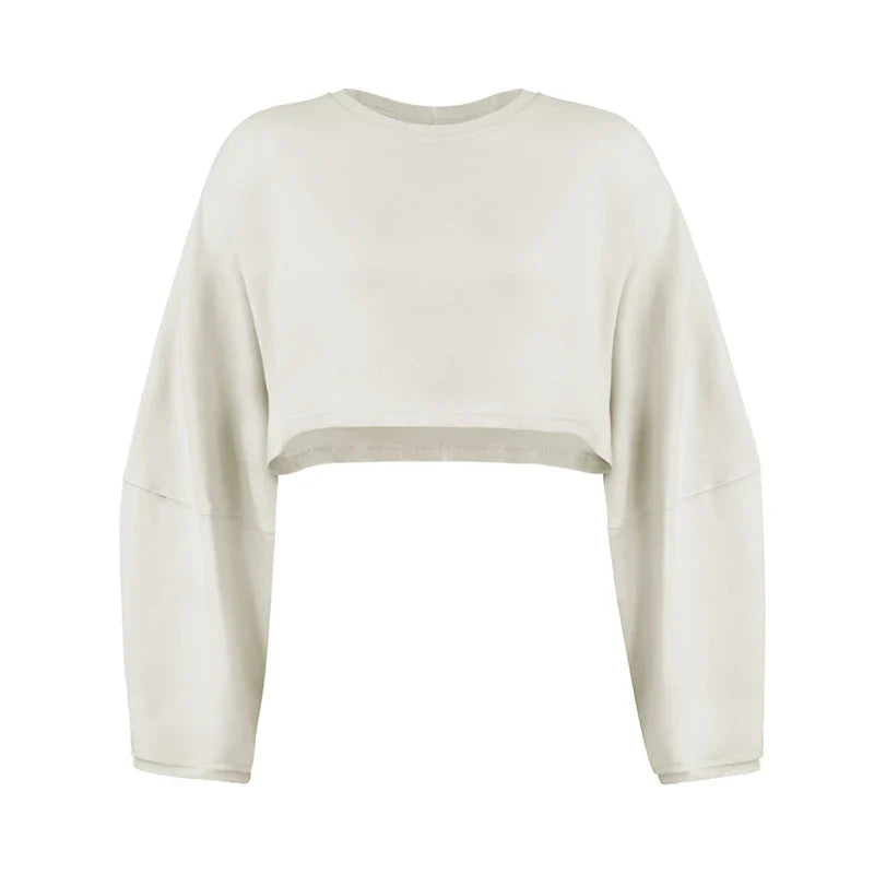 FlexiFit Women's Long Sleeve Sports Crop Top