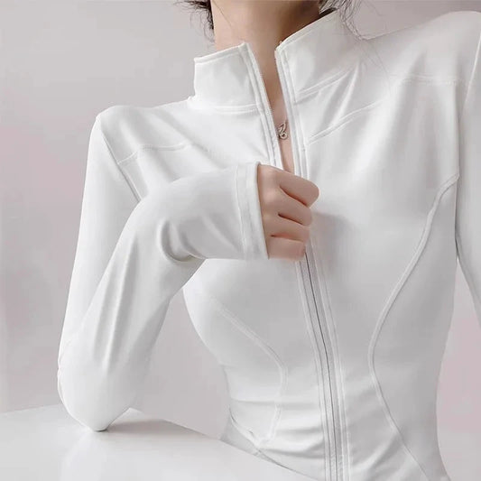 ActiveFlex Long Sleeve Yoga Jacket for Women by THRIXINE