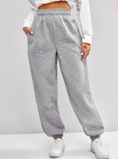 Cozy Chic High-Waisted Stretch Sweatpants