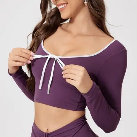 ActiveFit Women's Yoga Set: Crop Top & Leggings