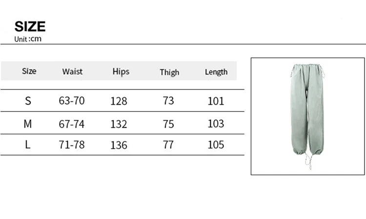 Y2K Vintage Wide-Leg Cargo Joggers for Women