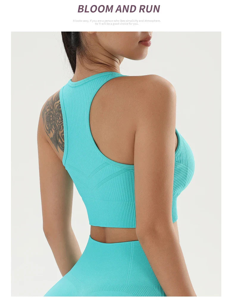 Quick-Dry Yoga Bra & Tights Set