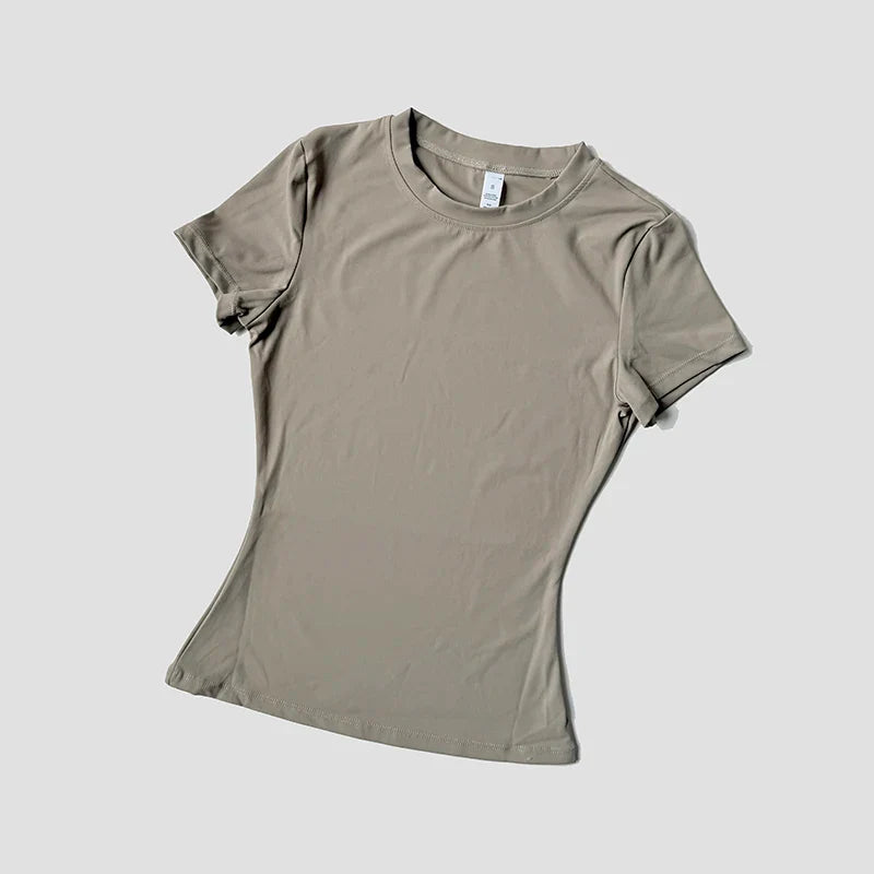 FlexiFit Seamless Yoga Tee for Active Women