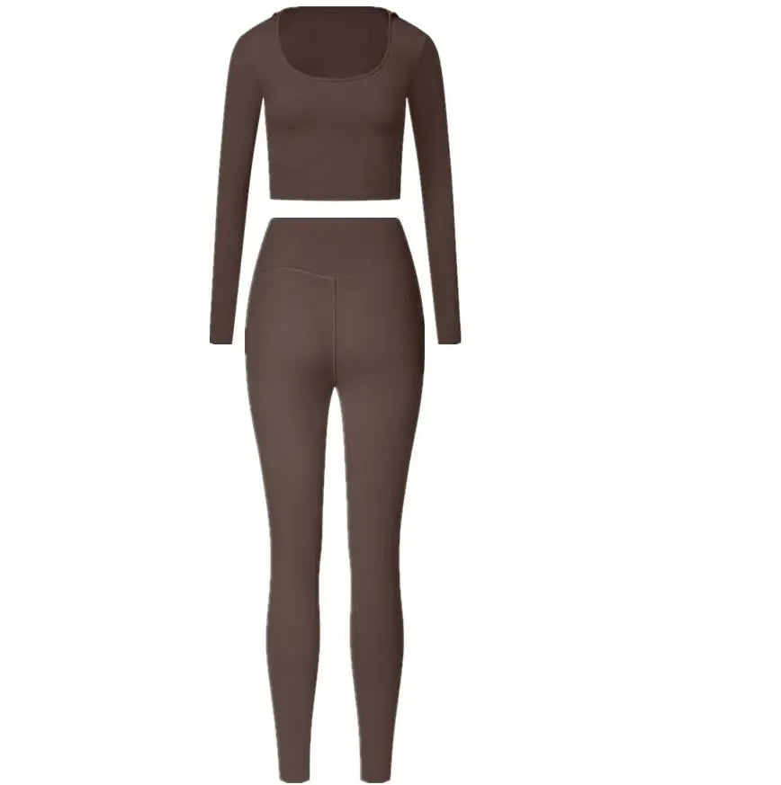 ActiveFit 2-Piece Yoga Crop & Legging Set