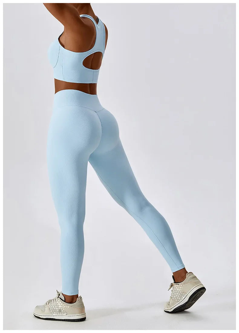 Women's 2Pcs Sports Workout Suit