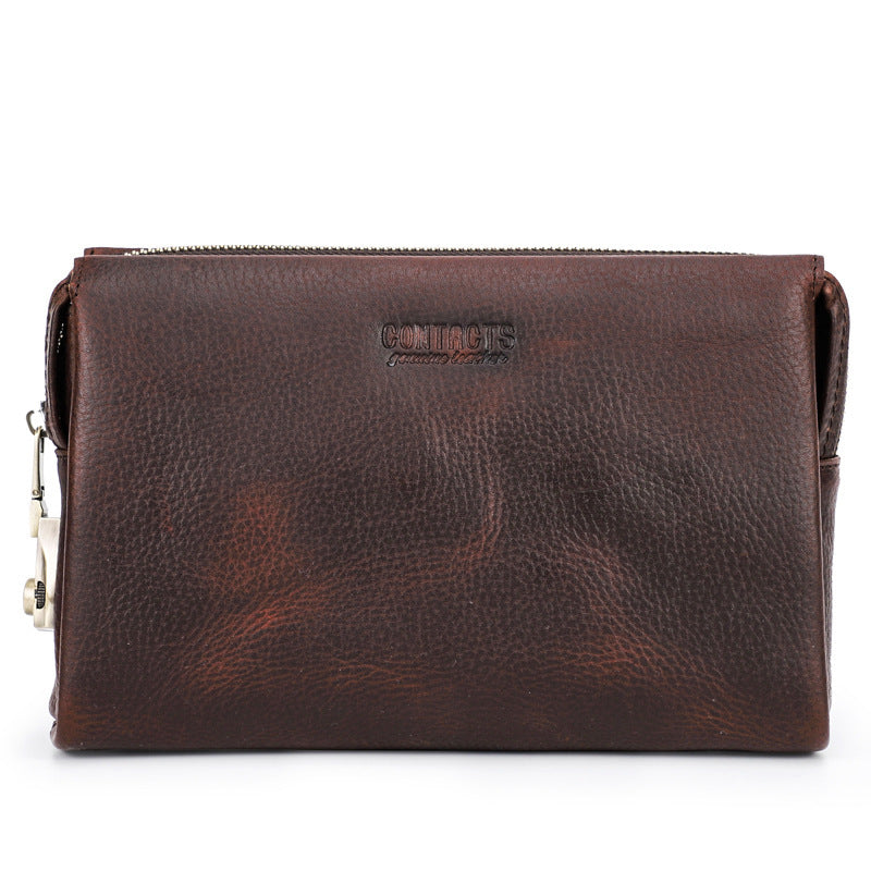 Men's First Layer Cattlehide Leather Bag