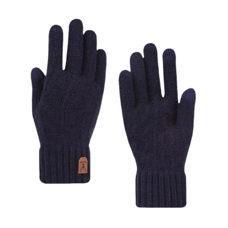 Men's Cold-proof Wool Knitted Gloves