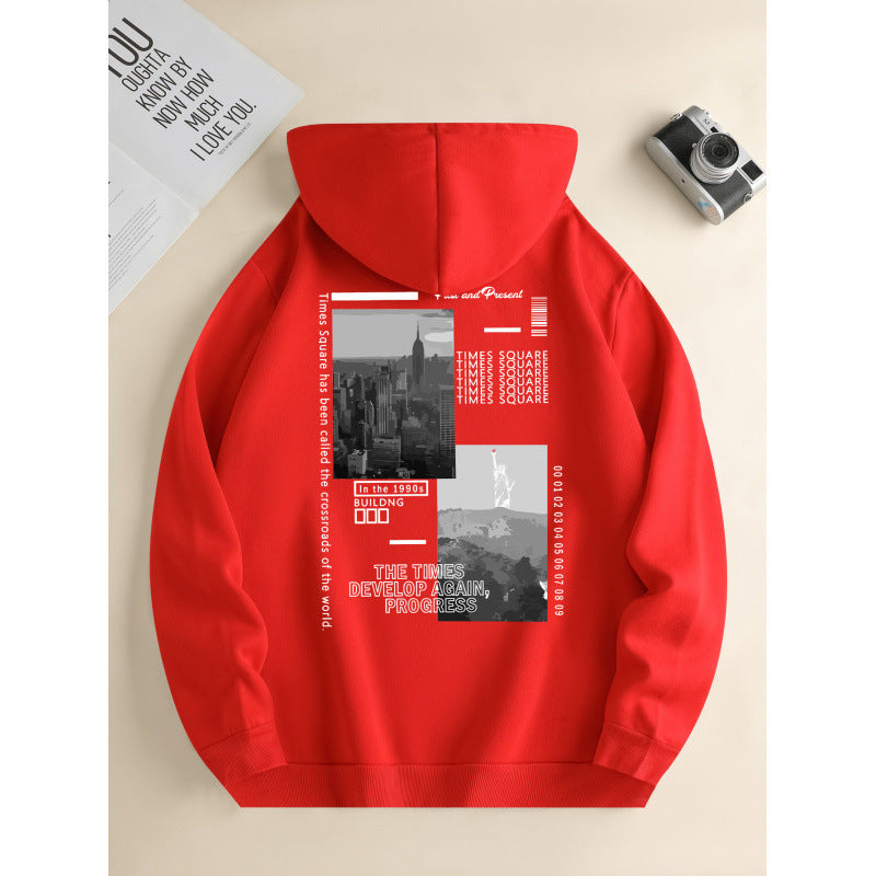 Men's Fashion Hooded Casual Daily Drawstring Sweater