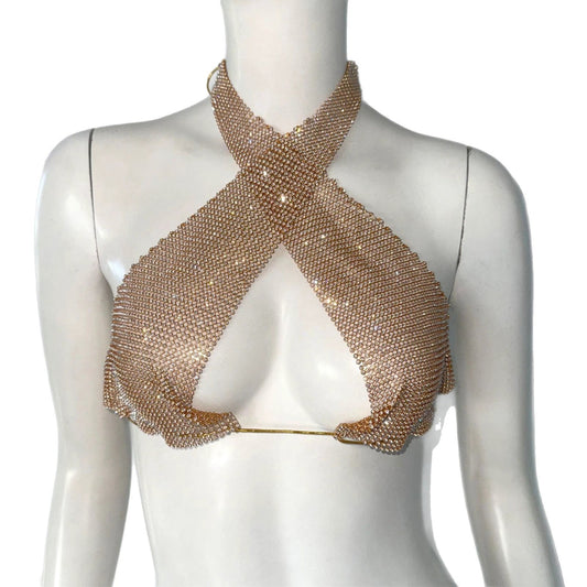 Top Metal Tied Spaghetti Strap by GJG Denim