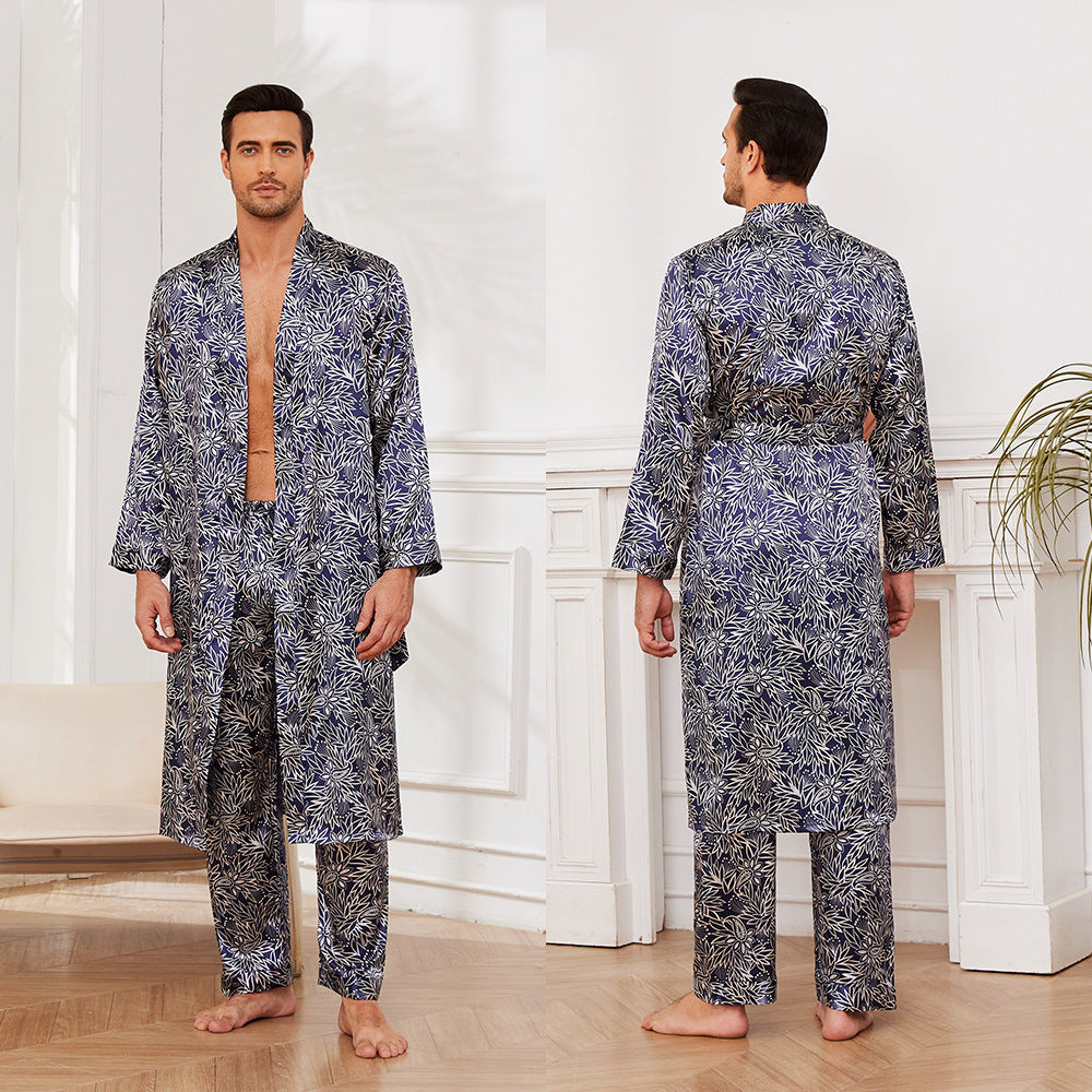 Men's Long Sleeve Pajamas Set