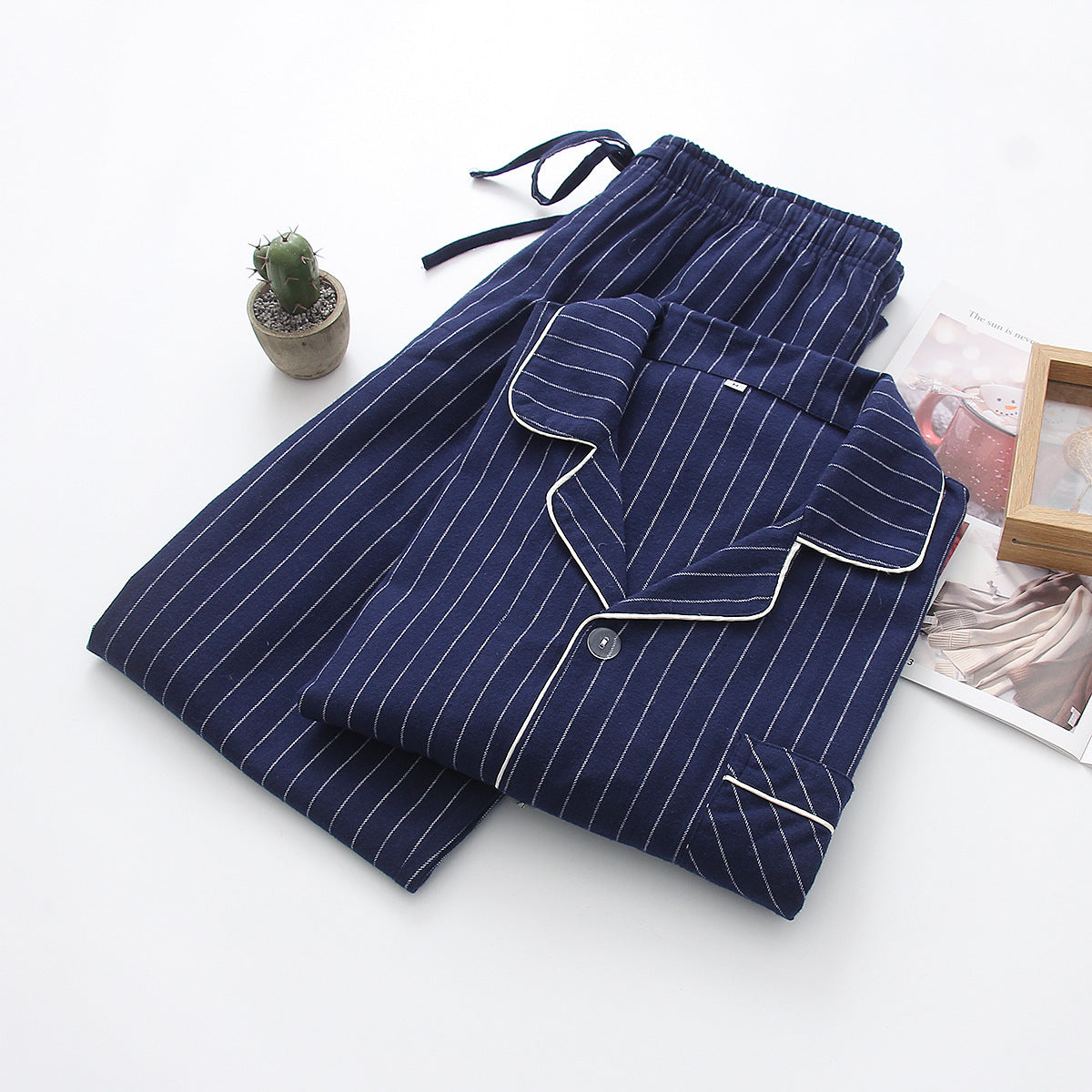 Men's Double-sided Thick Warm Pajamas