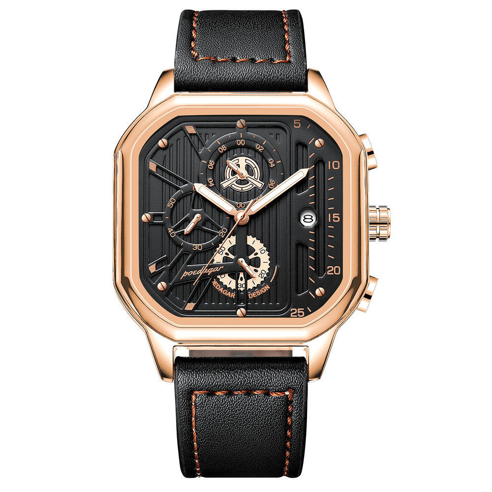 Men's Multifunctiona Belt Style Quartz Watch