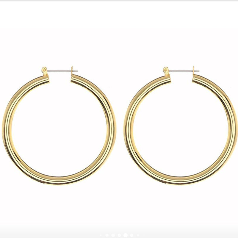 Titanium Steel HOOP Ring HOOP Earrings Cold Scenery Surface