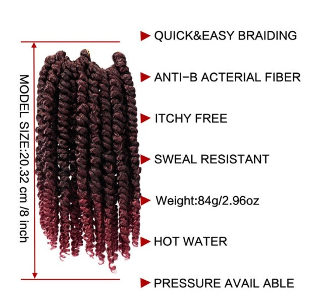 Curly Crochet Braid 2X SPRING