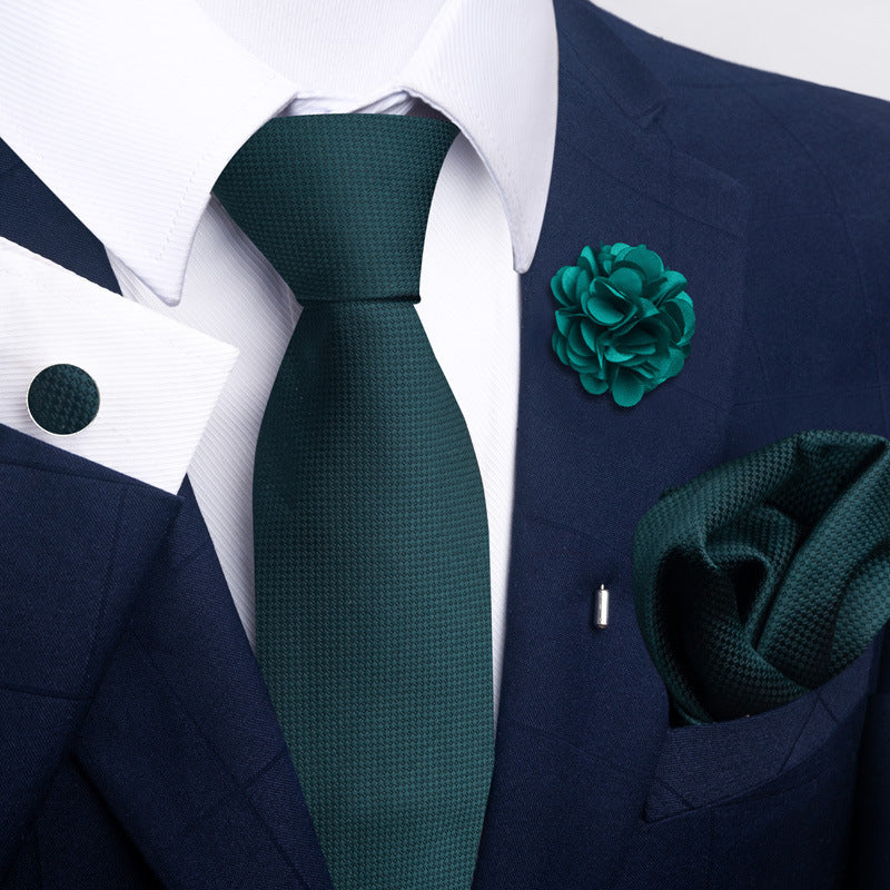 Men's Tie and Pocket Square Combo