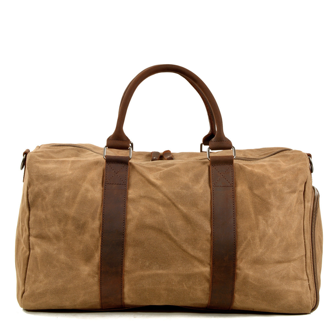 Men's One-shoulder Portable Dry Wet Separation Large Capacity Canvas Luggage Travel Bag