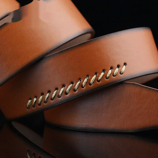Men's Threading Casual Pin Buckle Belt