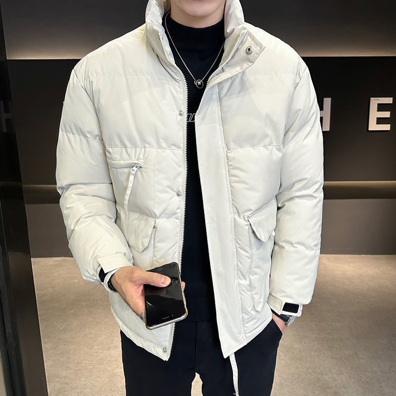 Men's Cotton Stand Collar Coat