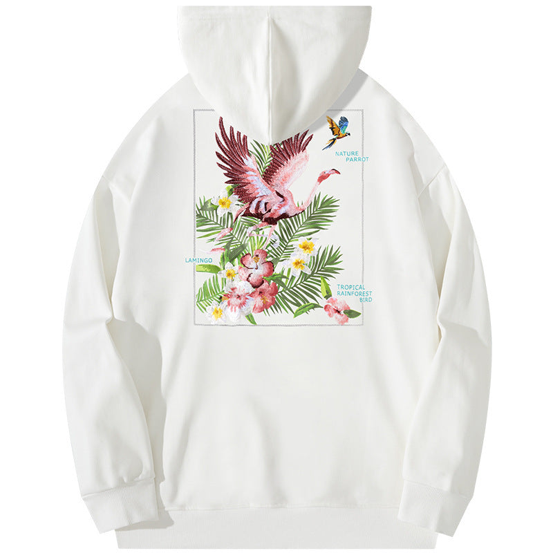 Men's Flamingo Hooded Sweater