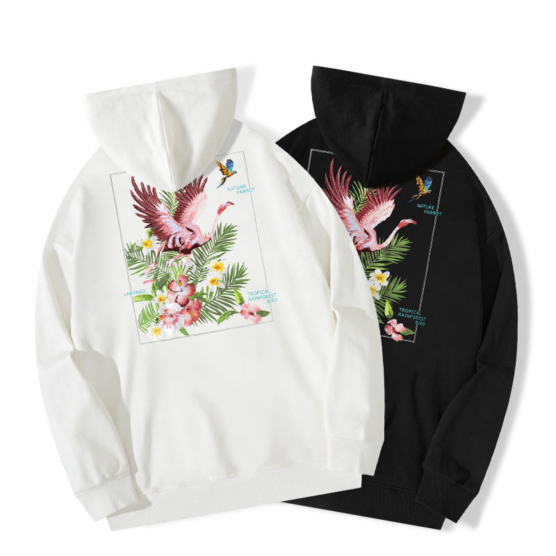 Men's Flamingo Hooded Sweater