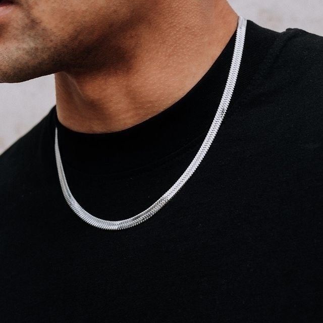 Men's Luxury Elegant Gold Color Chain Necklace
