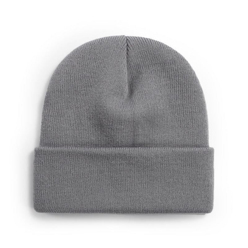 Men's Knitted Solid Color Beanie