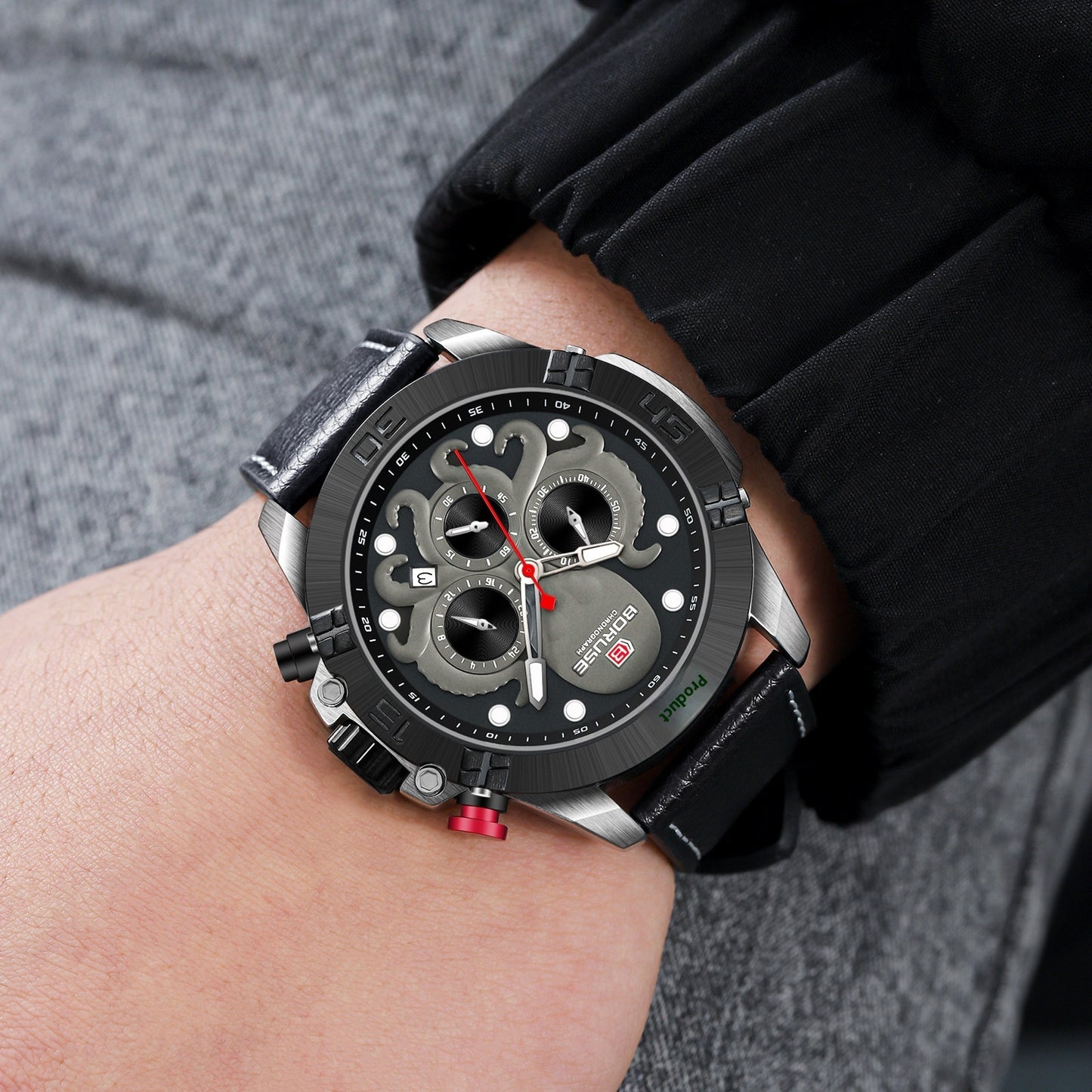 Men's Octopus Waterproof Luminous Quartz Watch