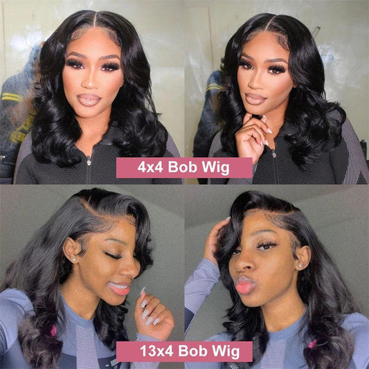 Women's Solid Color Transparent Lace Forehead Wig
